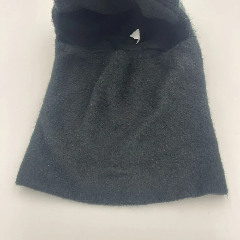 Turtle Fur Fleece Balaclava Brimmed Face Mask Black One Size Ski Hike Hood USA